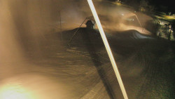 Spodní část sjezdovky skiareálu Karolinka