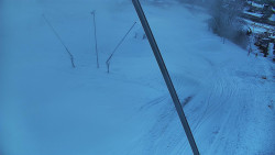 Spodní část sjezdovky skiareálu Karolinka