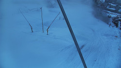 Spodní část sjezdovky skiareálu Karolinka