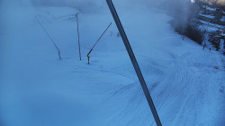 Spodní část sjezdovky skiareálu Karolinka