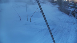 Spodní část sjezdovky skiareálu Karolinka