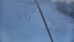 Spodní část sjezdovky skiareálu Karolinka