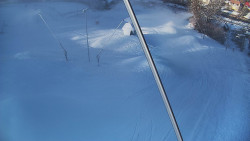 Spodní část sjezdovky skiareálu Karolinka