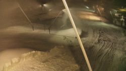 Spodní část sjezdovky skiareálu Karolinka