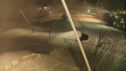 Spodní část sjezdovky skiareálu Karolinka