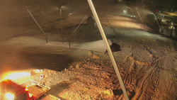 Spodní část sjezdovky skiareálu Karolinka