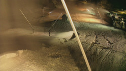 Spodní část sjezdovky skiareálu Karolinka