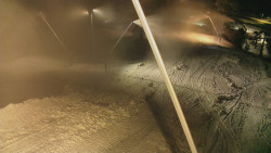 Spodní část sjezdovky skiareálu Karolinka