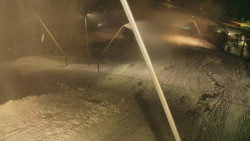 Spodní část sjezdovky skiareálu Karolinka