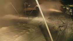 Spodní část sjezdovky skiareálu Karolinka