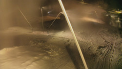 Spodní část sjezdovky skiareálu Karolinka