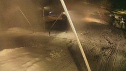 Spodní část sjezdovky skiareálu Karolinka