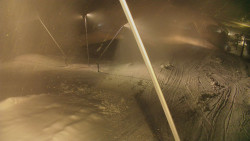 Spodní část sjezdovky skiareálu Karolinka