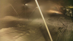 Spodní část sjezdovky skiareálu Karolinka