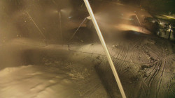 Spodní část sjezdovky skiareálu Karolinka