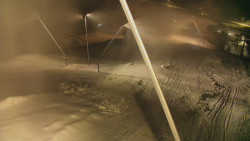 Spodní část sjezdovky skiareálu Karolinka