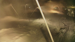 Spodní část sjezdovky skiareálu Karolinka