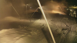 Spodní část sjezdovky skiareálu Karolinka