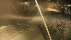 Spodní část sjezdovky skiareálu Karolinka