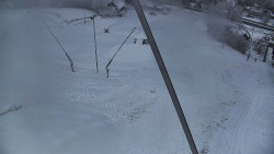 Spodní část sjezdovky skiareálu Karolinka