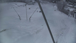 Spodní část sjezdovky skiareálu Karolinka