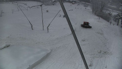 Spodní část sjezdovky skiareálu Karolinka