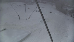 Spodní část sjezdovky skiareálu Karolinka