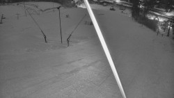 Spodní část sjezdovky skiareálu Karolinka