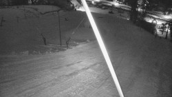 Spodní část sjezdovky skiareálu Karolinka