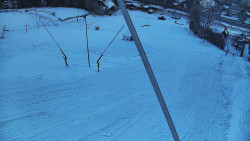 Spodní část sjezdovky skiareálu Karolinka