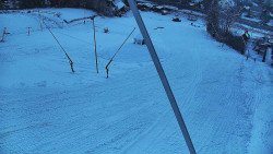 Spodní část sjezdovky skiareálu Karolinka