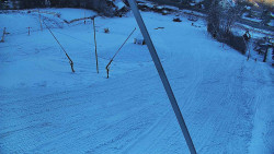 Spodní část sjezdovky skiareálu Karolinka