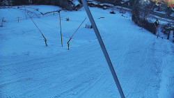 Spodní část sjezdovky skiareálu Karolinka