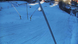 Spodní část sjezdovky skiareálu Karolinka