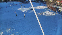 Spodní část sjezdovky skiareálu Karolinka