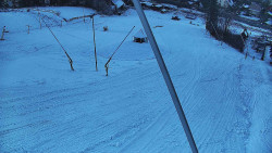 Spodní část sjezdovky skiareálu Karolinka