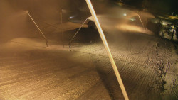 Spodní část sjezdovky skiareálu Karolinka