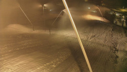 Spodní část sjezdovky skiareálu Karolinka