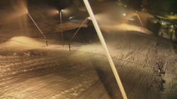 Spodní část sjezdovky skiareálu Karolinka