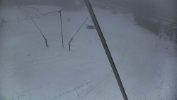 Spodní část sjezdovky skiareálu Karolinka