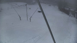 Spodní část sjezdovky skiareálu Karolinka