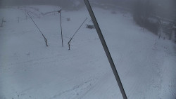 Spodní část sjezdovky skiareálu Karolinka