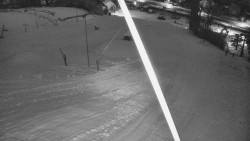 Spodní část sjezdovky skiareálu Karolinka