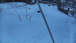 Spodní část sjezdovky skiareálu Karolinka