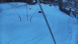 Spodní část sjezdovky skiareálu Karolinka