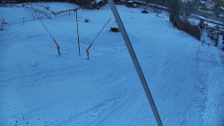 Spodní část sjezdovky skiareálu Karolinka