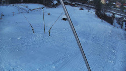 Spodní část sjezdovky skiareálu Karolinka