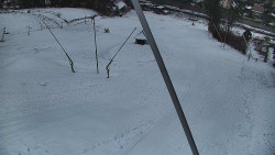 Spodní část sjezdovky skiareálu Karolinka