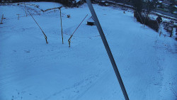 Spodní část sjezdovky skiareálu Karolinka