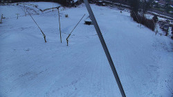 Spodní část sjezdovky skiareálu Karolinka